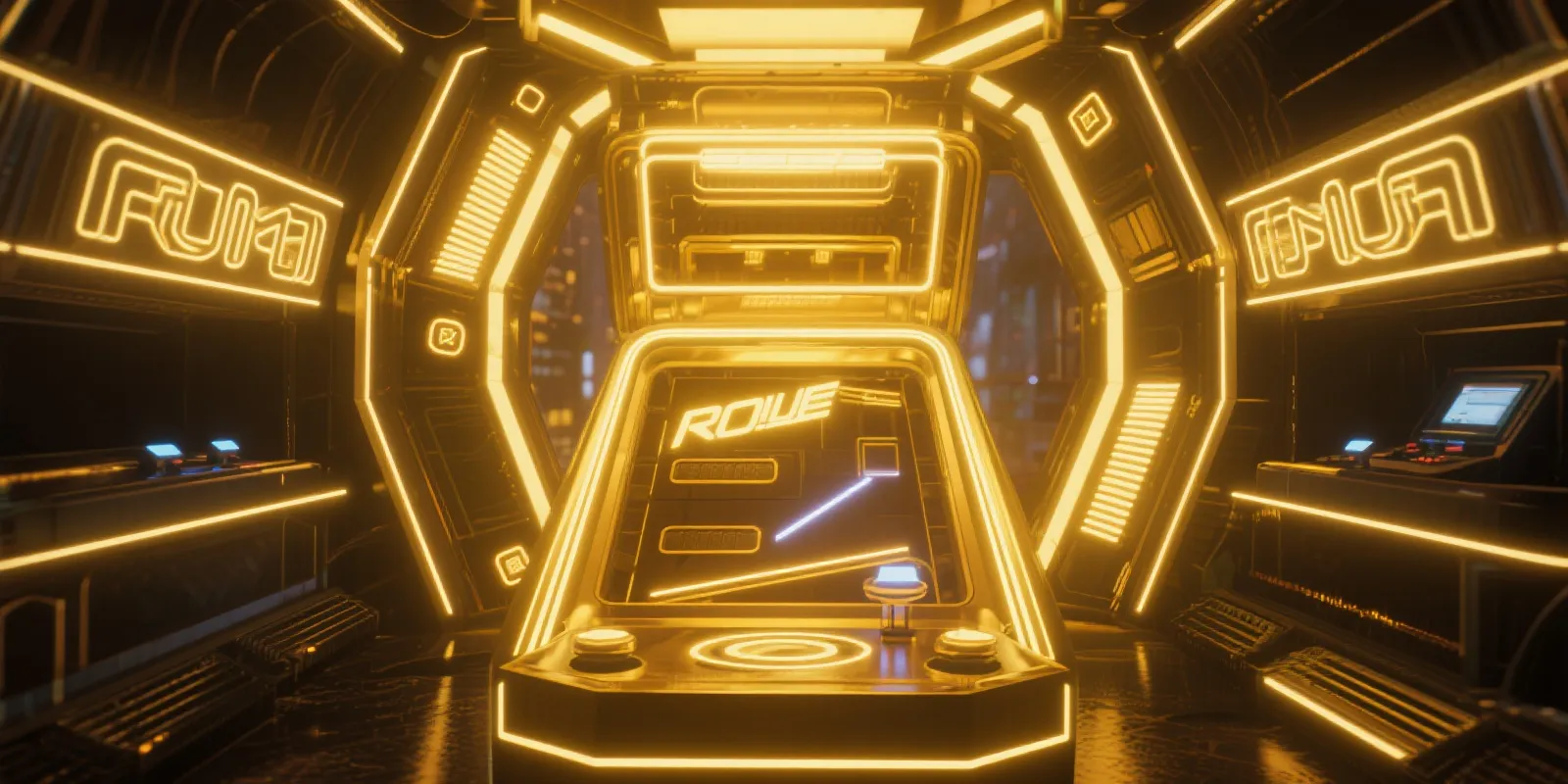 老虎机游戏霓虹主题横幅